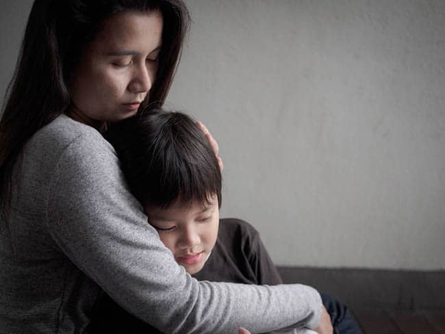 madre, tenencia, duelo, hijo