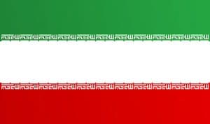 bandera iraní