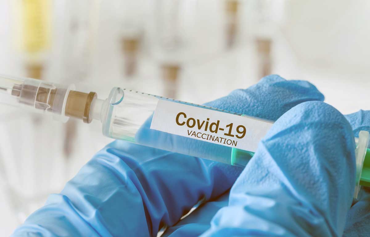 inyección de vacunación para el coronavirus covid-19