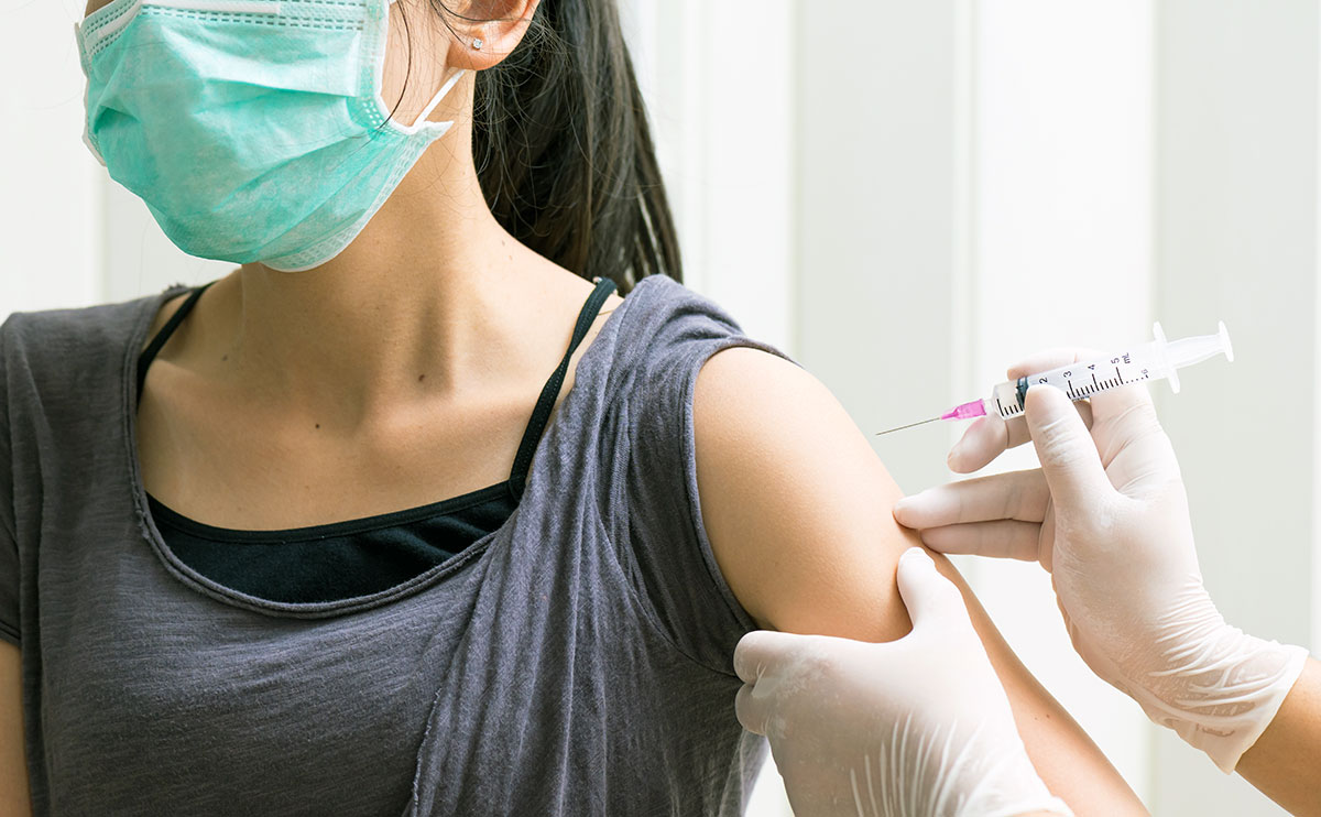 Vacuna contra el VPH que se administra al paciente