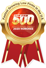 Law Firm 500 2020 Honoree seal