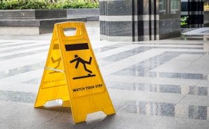 Watch Your Step sign