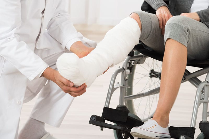 Ankle, Knee and Foot Injuries from Car Accidents