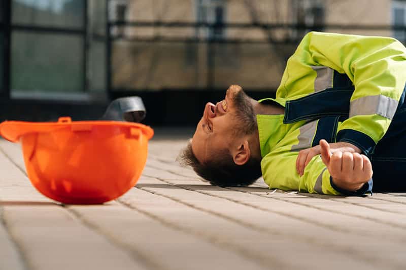 Contractor injured at construction site