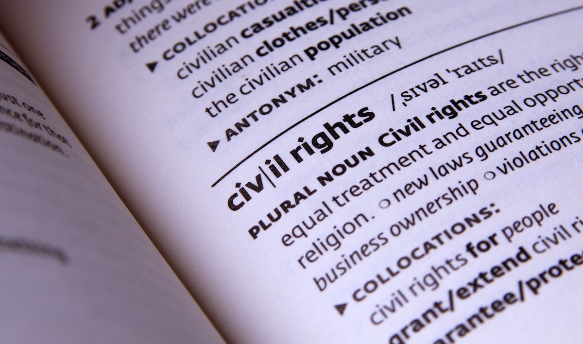 Definition of civil rights in a book