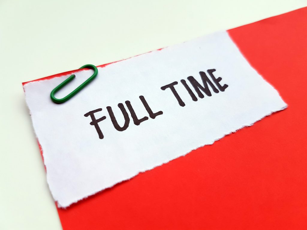 full time job folder red